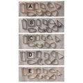 Bezel Pendants - 10pcs Set