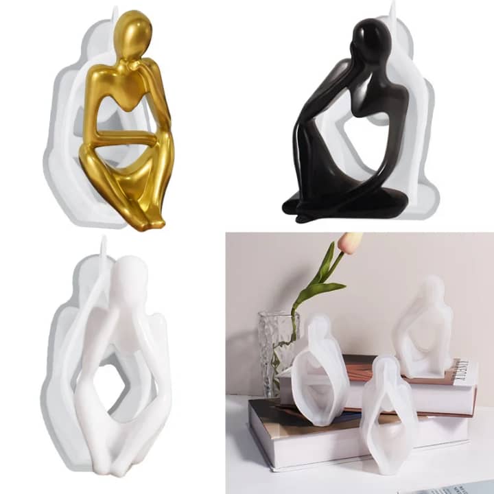 Human Thinking Candle Mold