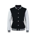 Men’s Varsity Baseball Jacket - Black And White