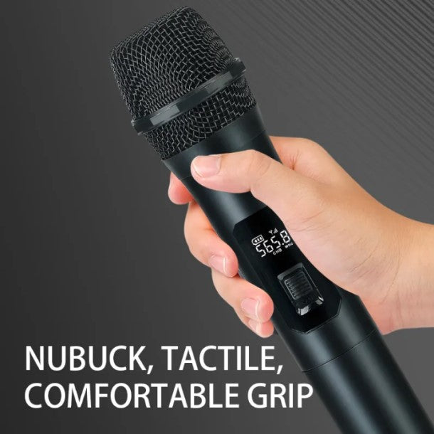 Professional 4 Channels QLXD4 Handheld Wireless Microphone for Home, Meeting, Party, Church