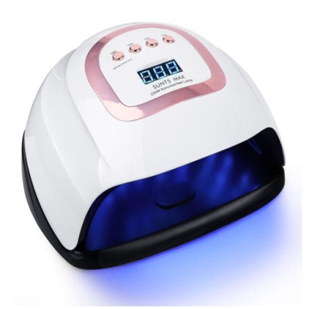 Nail UV Dryer Machine - All Gel Nail Polish Sensor LCD Display - SUN T5 MAX 220W