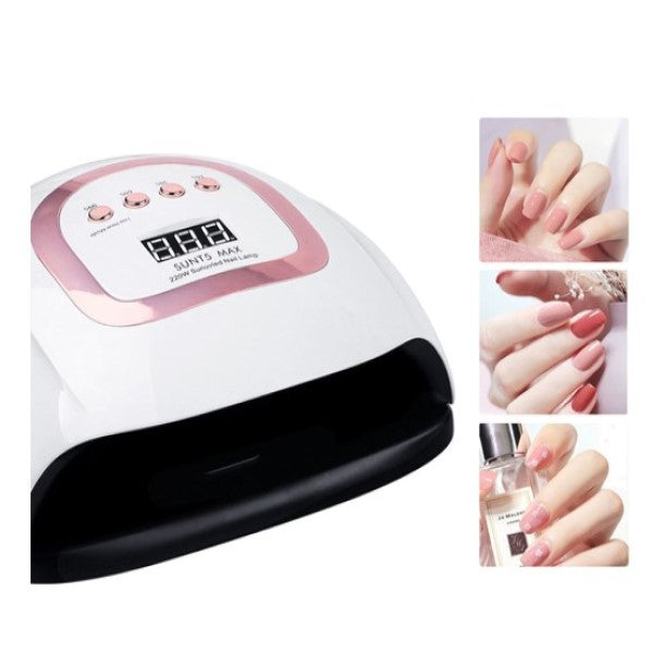 Nail UV Dryer Machine - All Gel Nail Polish Sensor LCD Display - SUN T5 MAX 220W