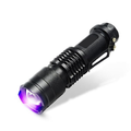 LED UV Flashlight 365nm 395nm Blacklight Scorpion UV Light Pet Urine Detector Zoomable Ultraviolet lighting